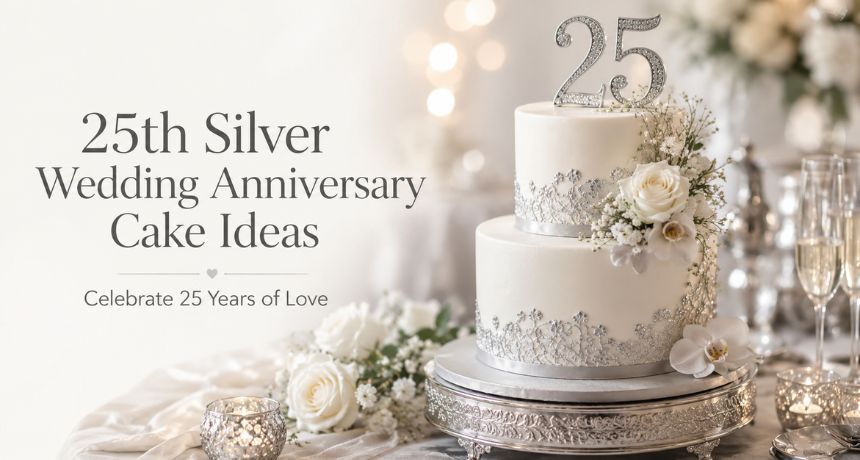 25th Silver Wedding Anniversary Cake Ideas: Celebrate 25 Years of Love
