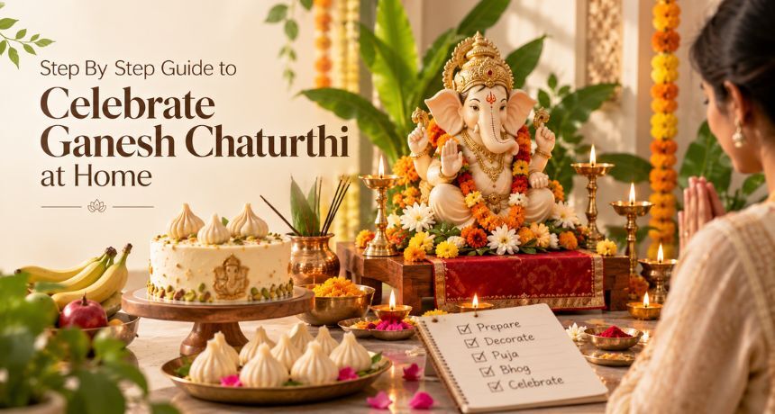 Step-By-Step Guide to Celebrate Ganesh Chaturthi at Home