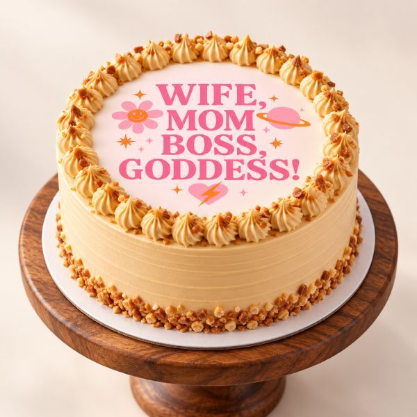 the wife mom boss cake