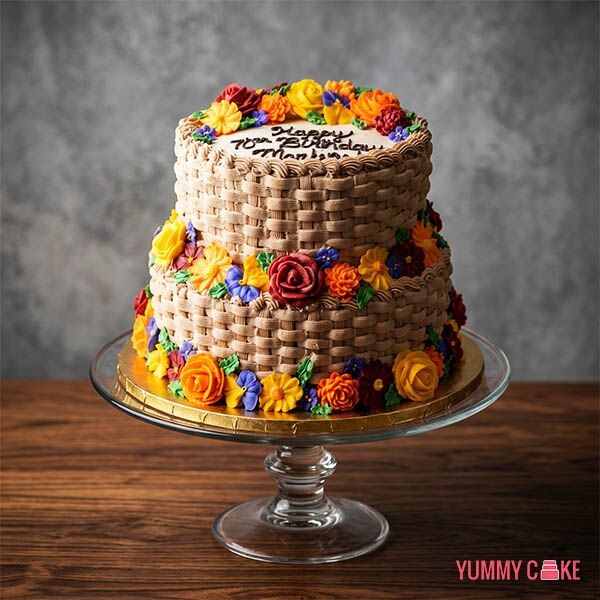 Basket Weave Cake