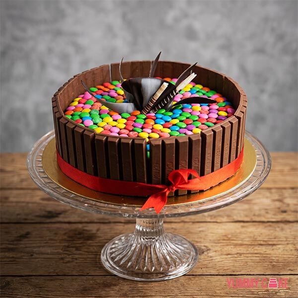 KitKat Gems Cake