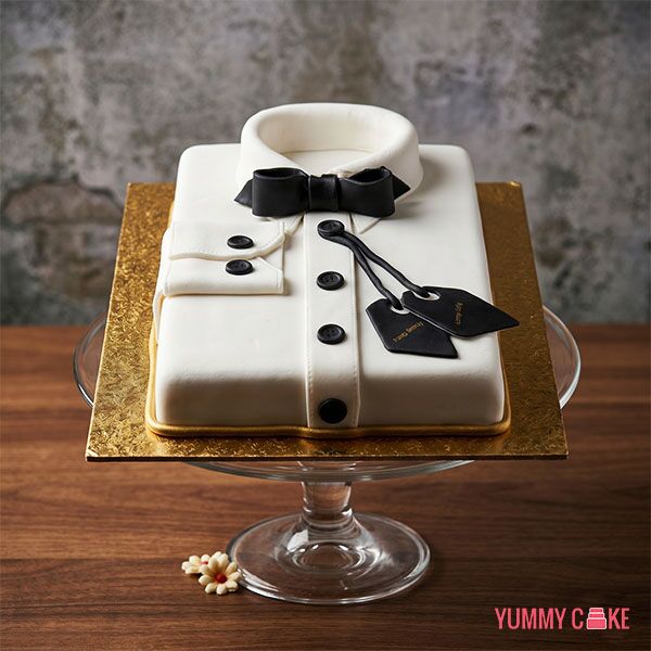 White Shirt Theme Cake