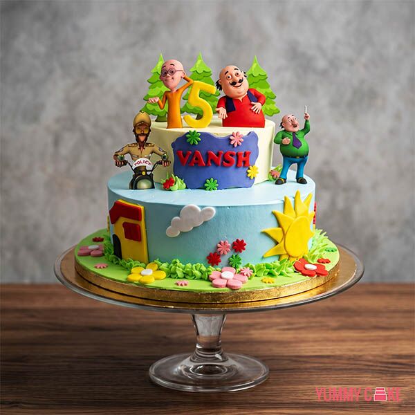 Motu Patlu Birthday Cake