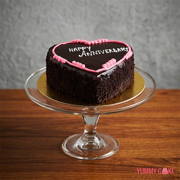 Anniversary Heart Cake