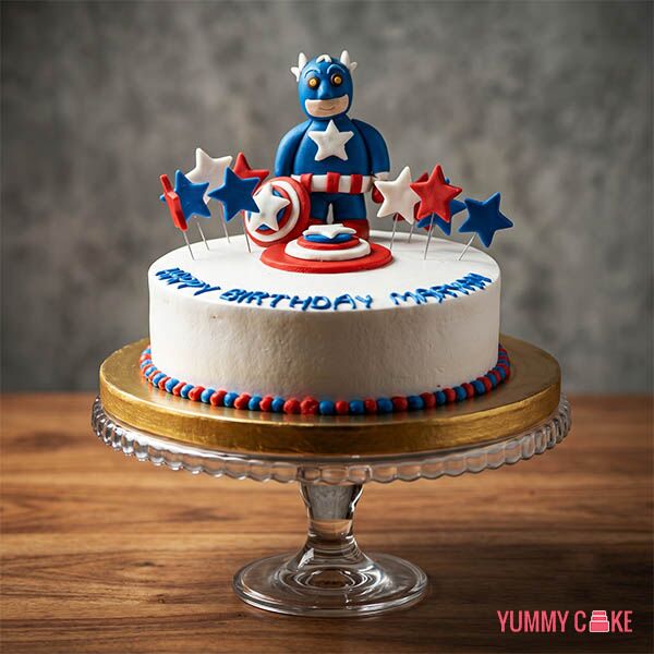 Captain America Cake