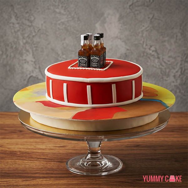 Jack Daniels Birthday Cake