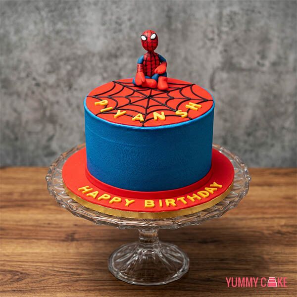 Spiderman Theme Cake