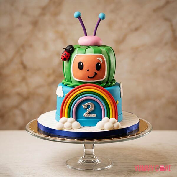 2nd Birthday Cocomelon Cake