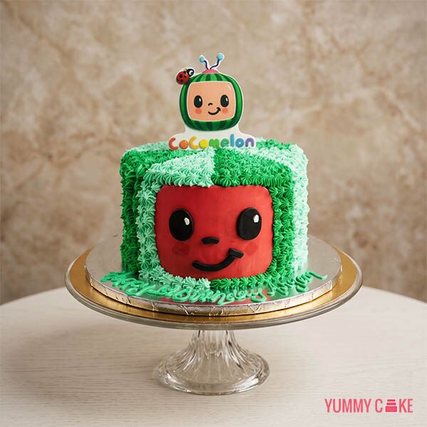 cocomelon theme birthday cake