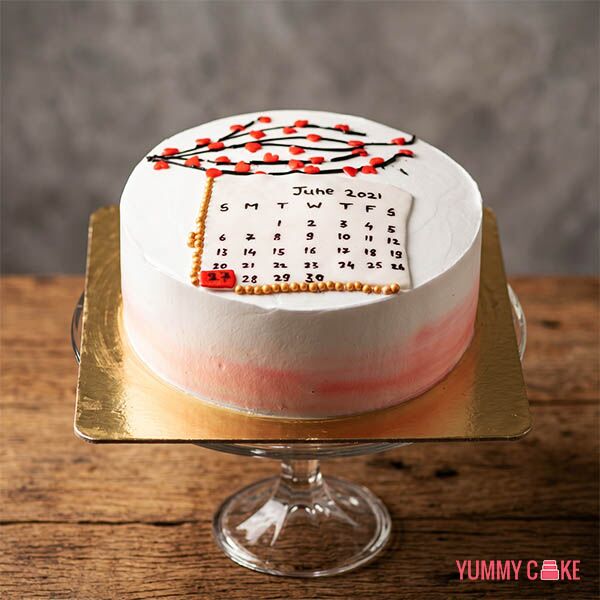 Calendar Theme Cake