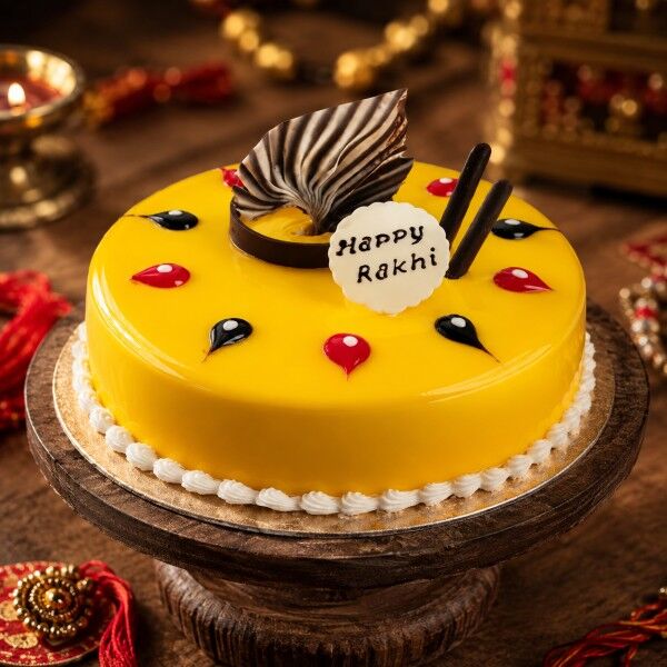 rakhi special pineapple cake