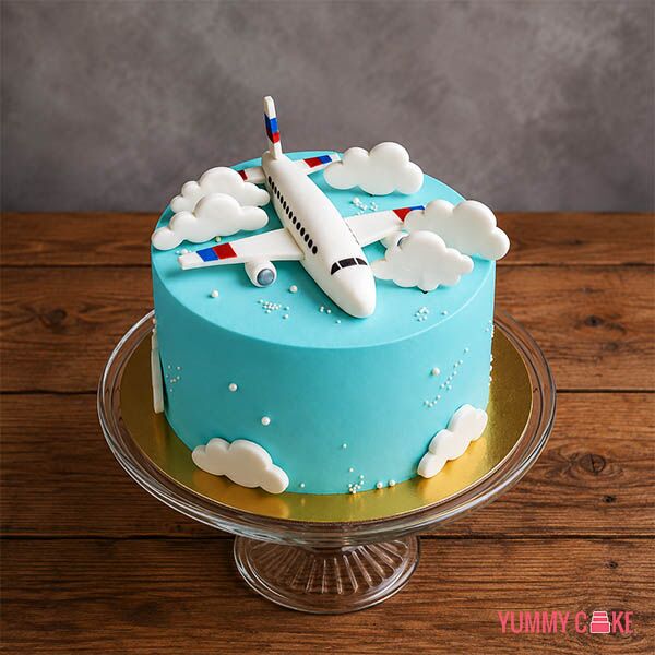 Fondant Airplane Cake