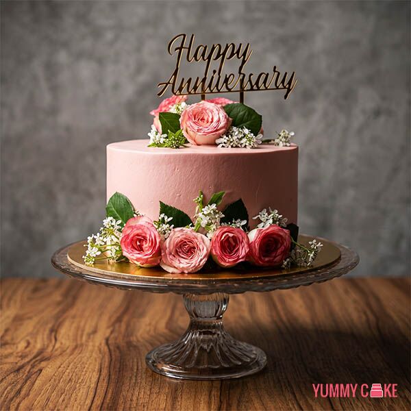 Cake With Real Flowers