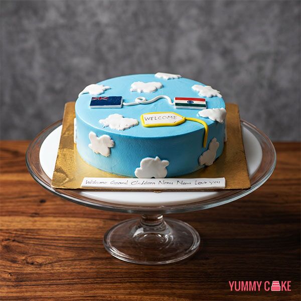 Australia to India Welcome Cake