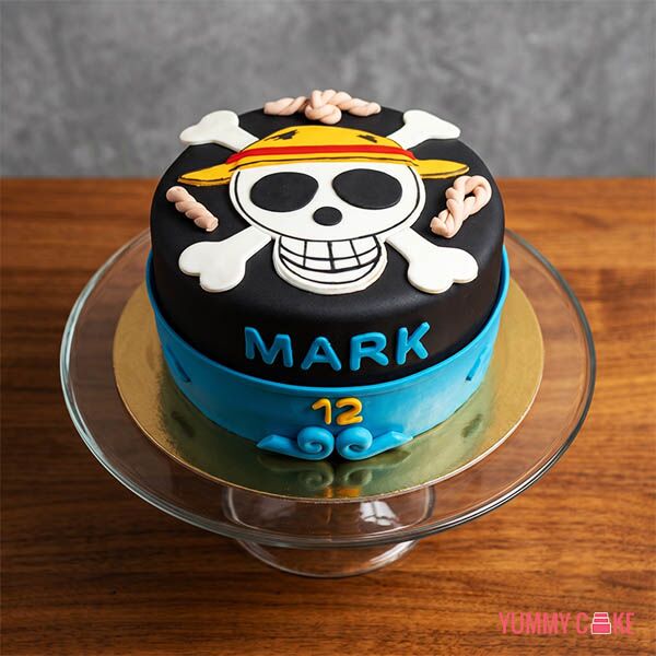 One Piece Pirate Cake