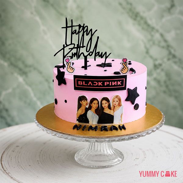 Blackpink Photo Birthday Cake