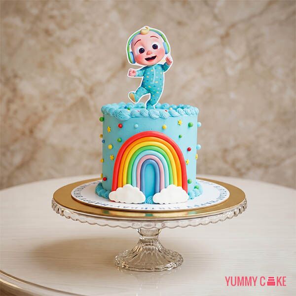 Cocomelon JJ Rainbow Cake