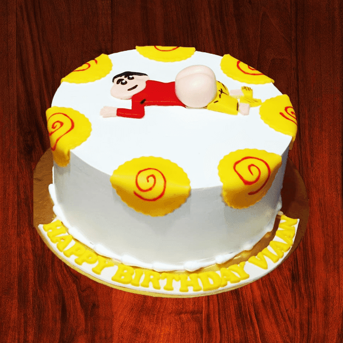 semi fondant shinchan cake online