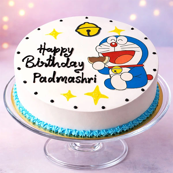 Doraemon Cake With Name