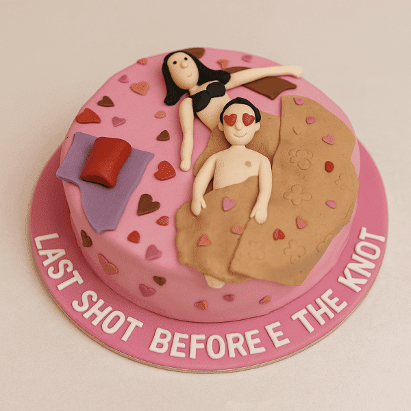 dirty birthday cake for bachelor party