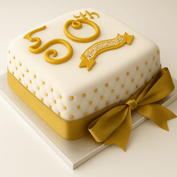 50 years celebration cake