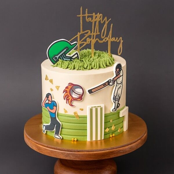 Cricket Lover Birthday Cake