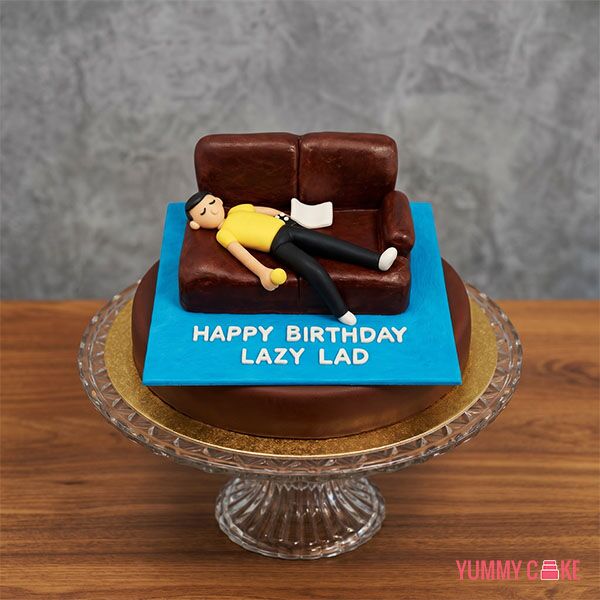 Lazy Lad Cake For Boy
