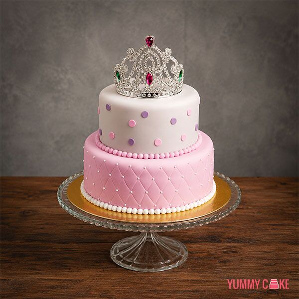 Crown Fondant Cake