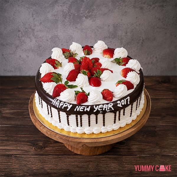 Strawberry Black Forest Cake