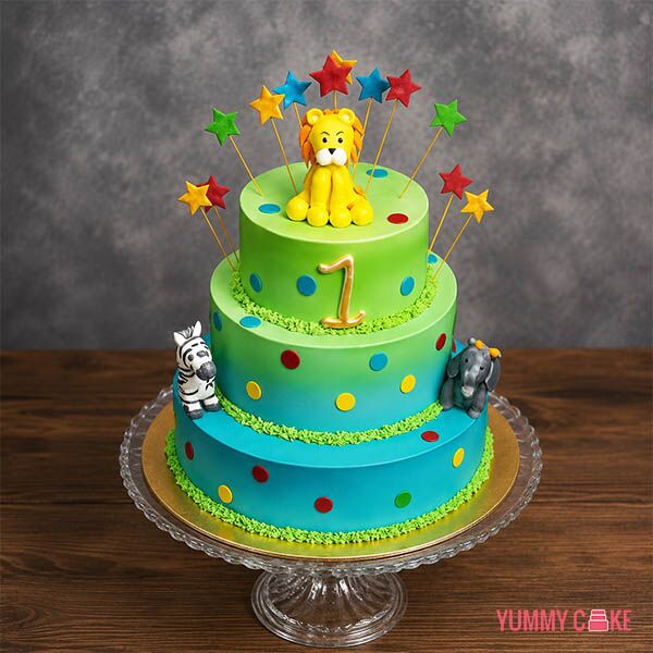 5 kg Jungle Theme Cake