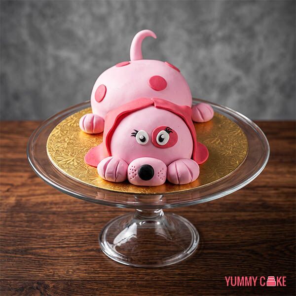 Dog Design Cake