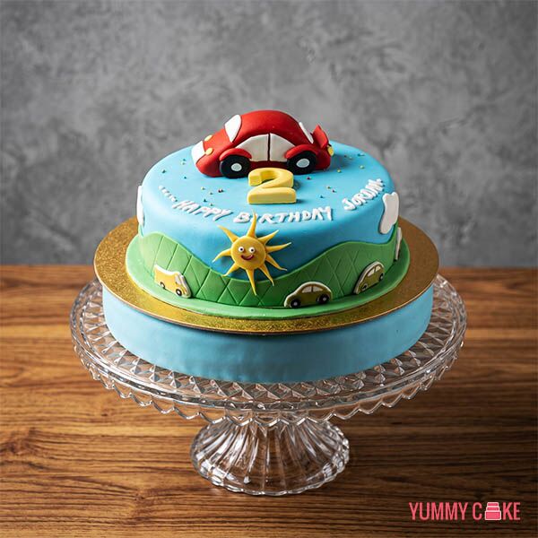 2nd Birthday Cake for Boy