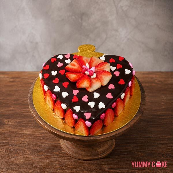 Chocolate Strawberry Cake
