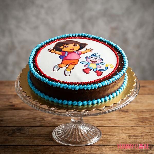 Dora Birthday Cake
