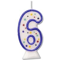 Candle 6 with cake online