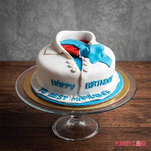 Superman Shirt Cake