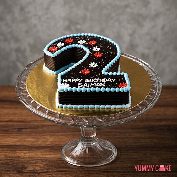 Special 2 Number Cake