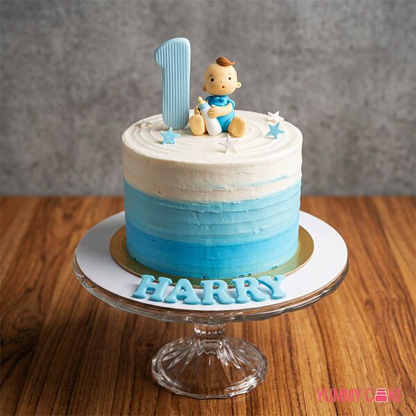 Birthday Cake for Baby Boy 1 Year