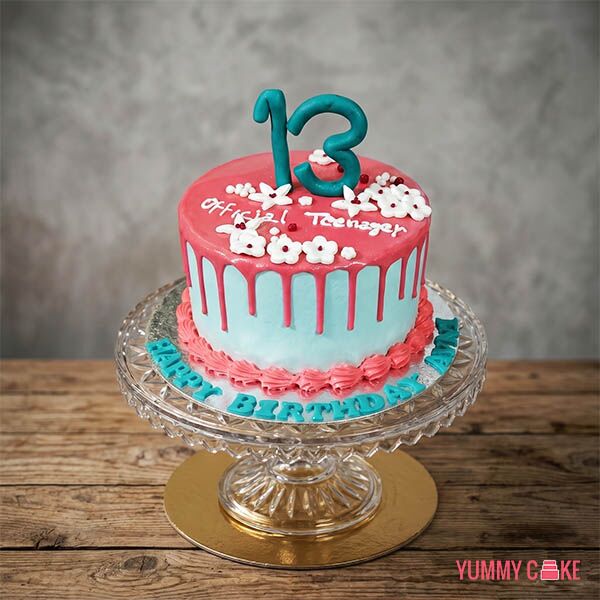 13th Birthday Cake for Girl