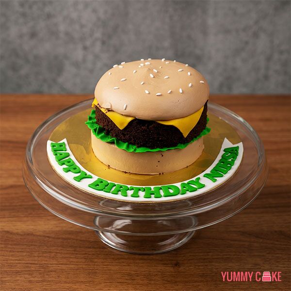 Burger Design Cake