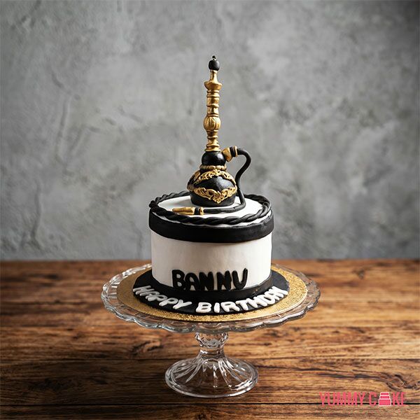 Hookah Birthday Designer Cake