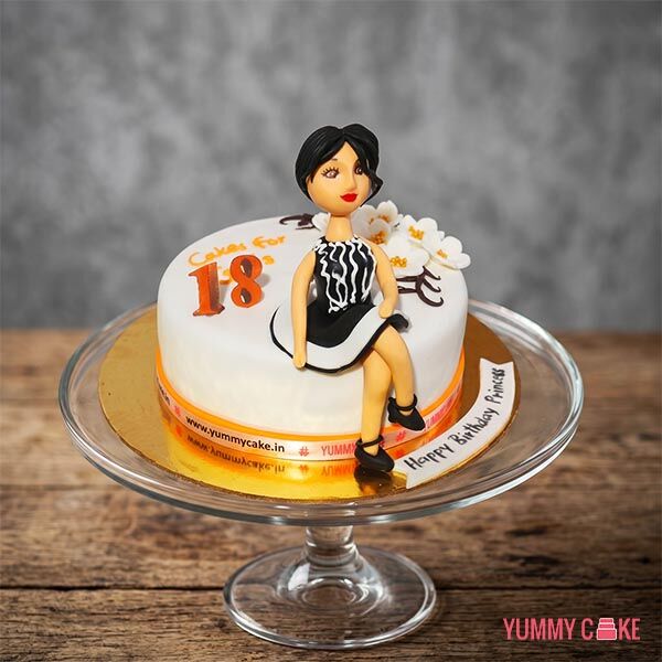 Girl 18th Birthday Cake
