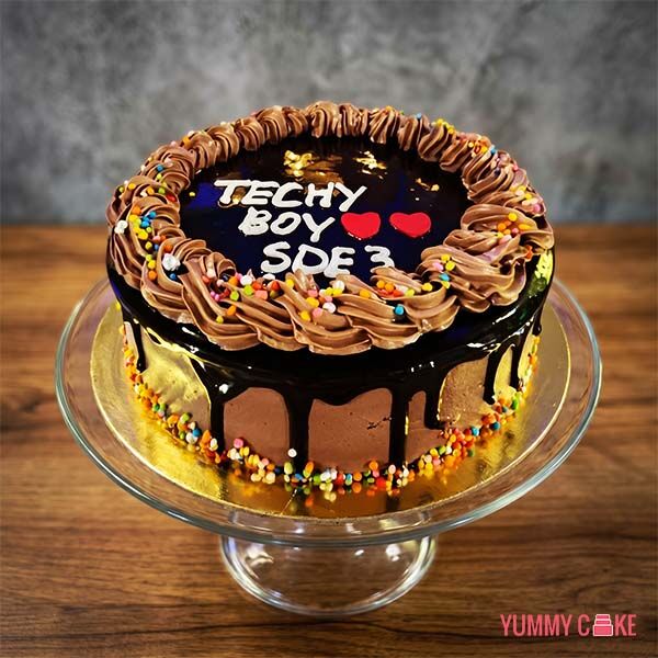 Luscious Chocolate Drip Cake