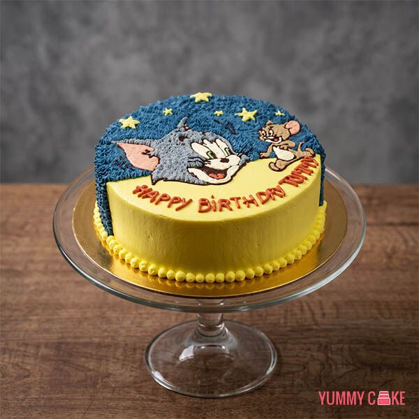 Tom and Jerry Birthday Cake