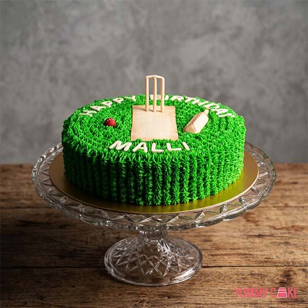 Fresh Cream Cricket Theme Cake