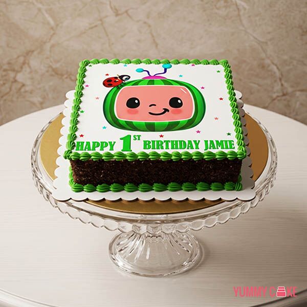 cocomelon photo cake
