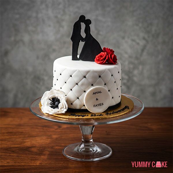 33rd Wedding Anniversary Cake