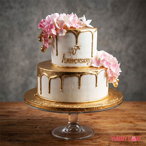 40th Anniversary Cake