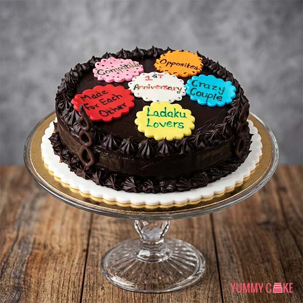 Chocolate Anniversary Cake