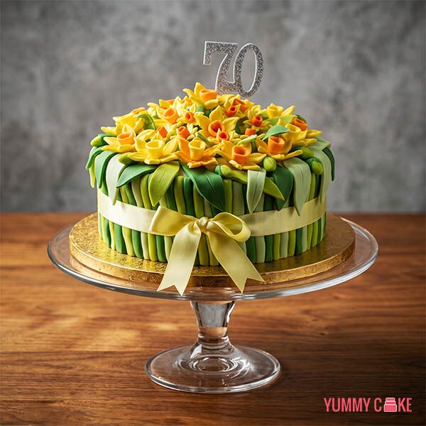 Elegant Flower Cake
